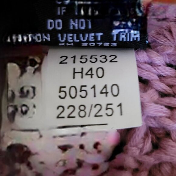 Y2K Lavender Rib-Tied Long Bobble Cardigan Vintage Fairycore XS Soft Girl - Picture 10 of 11